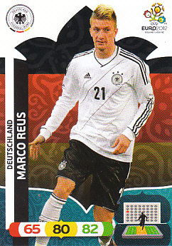 Marco Reus Germany Panini UEFA EURO 2012 #37